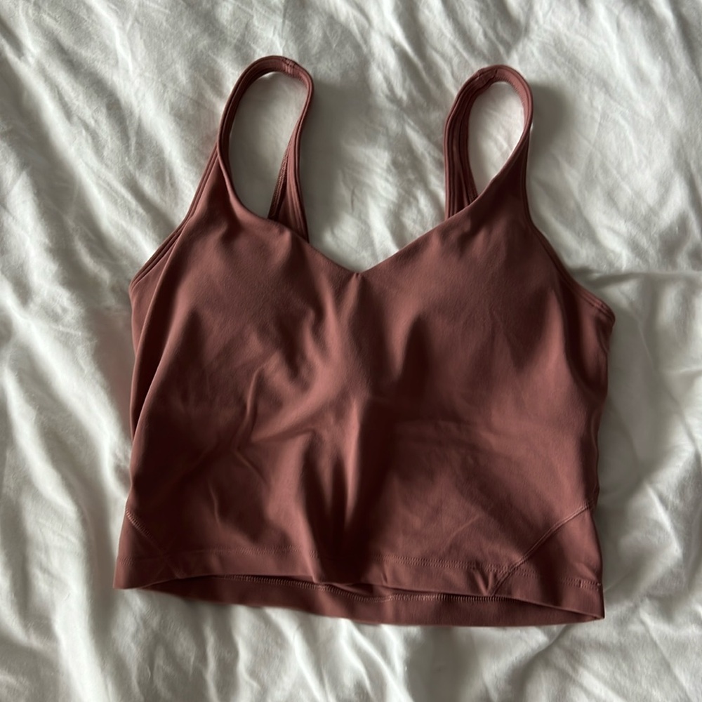 pink lululemon align tank top